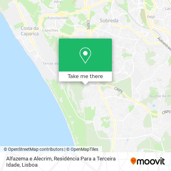 Alfazema e Alecrim, Residência Para a Terceira Idade map