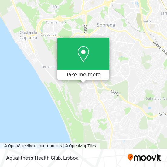 Aquafitness Health Club mapa