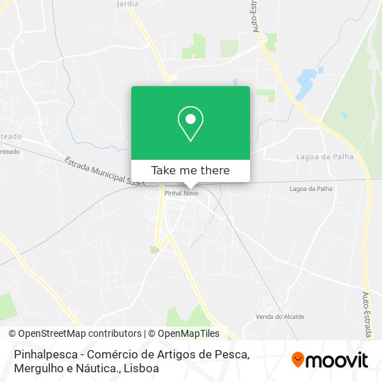 Pinhalpesca - Comércio de Artigos de Pesca, Mergulho e Náutica. map