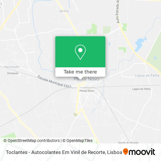 Toclantes - Autocolantes Em Vinil de Recorte map
