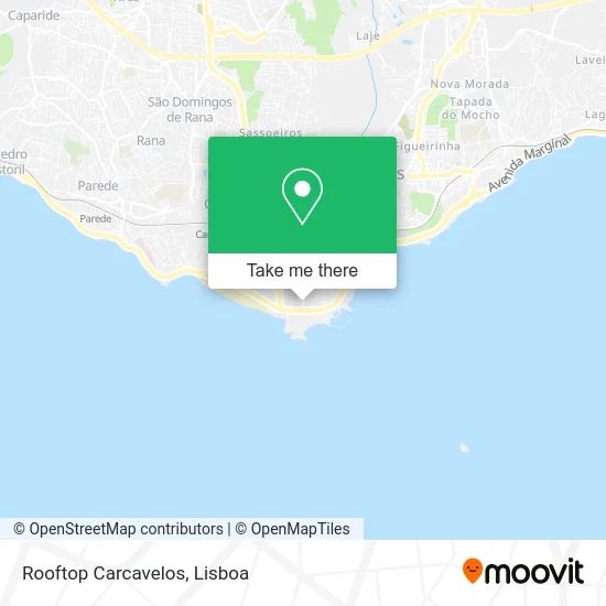 Rooftop Carcavelos map