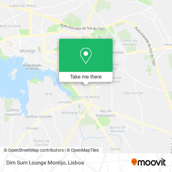 Dim Sum Lounge Montijo map