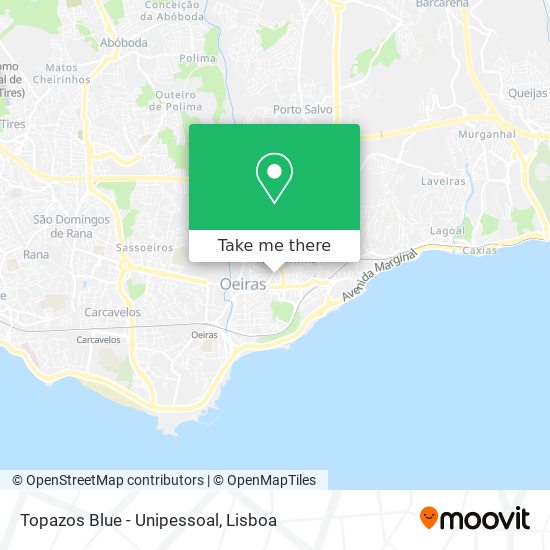 Topazos Blue - Unipessoal map