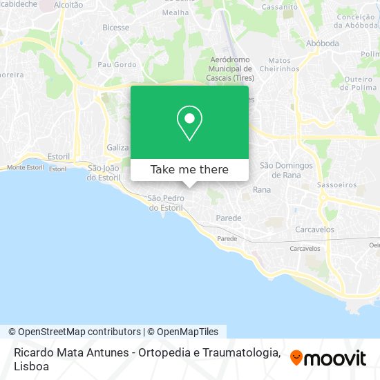 Ricardo Mata Antunes - Ortopedia e Traumatologia mapa