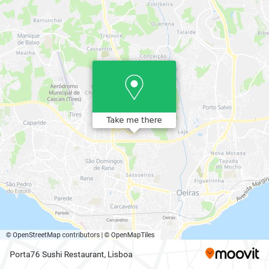 Porta76 Sushi Restaurant mapa