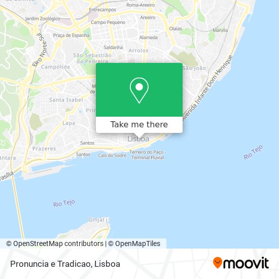 Pronuncia e Tradicao mapa