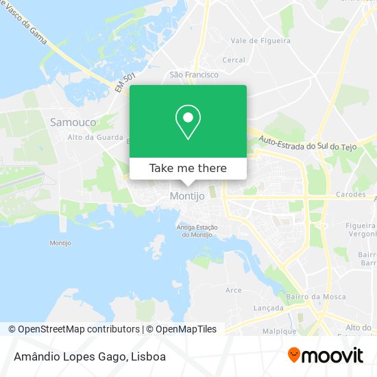 Amândio Lopes Gago map