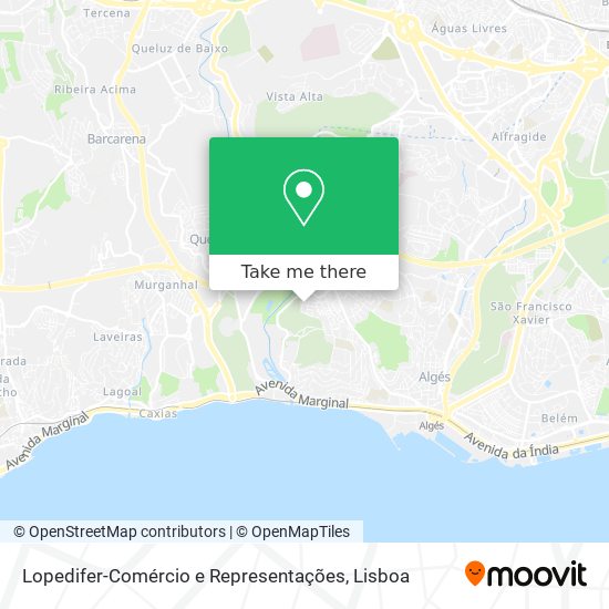 Lopedifer-Comércio e Representações map