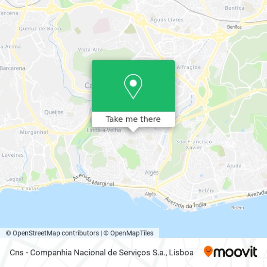 Cns - Companhia Nacional de Serviços S.a. map