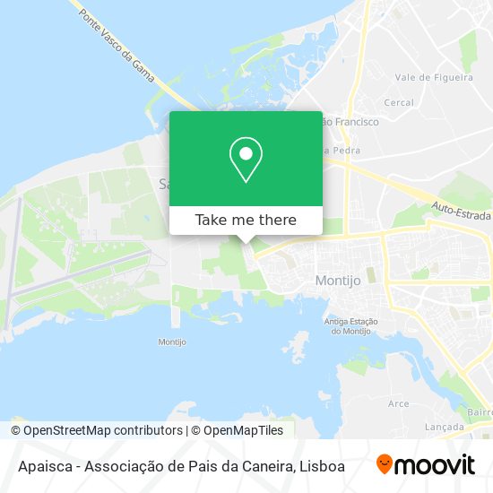 Apaisca - Associação de Pais da Caneira map
