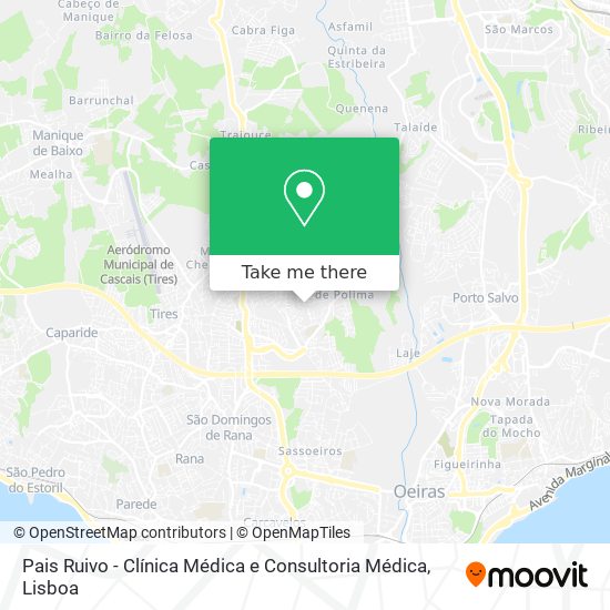 Pais Ruivo - Clínica Médica e Consultoria Médica mapa