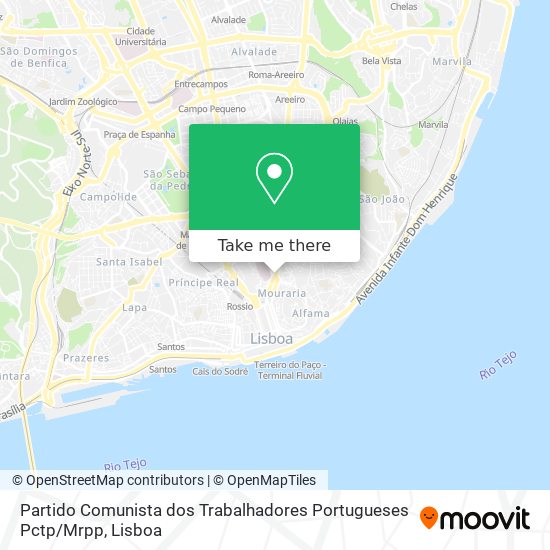 Partido Comunista dos Trabalhadores Portugueses Pctp / Mrpp map
