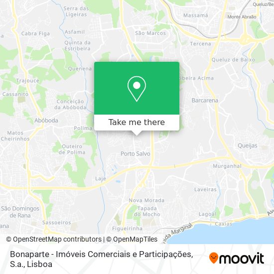 Bonaparte - Imóveis Comerciais e Participações, S.a. mapa