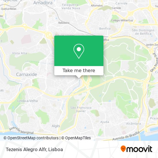 Tezenis Alegro Alfr mapa