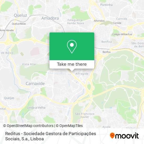 Reditus - Sociedade Gestora de Participações Sociais, S.a. map