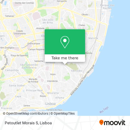 Petoutlet Morais S mapa