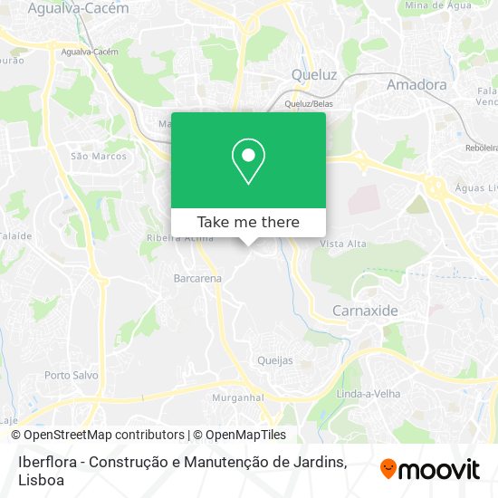Iberflora - Construção e Manutenção de Jardins mapa