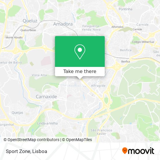 Sport Zone map