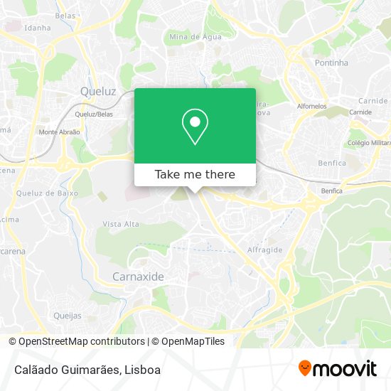 Calãado Guimarães map