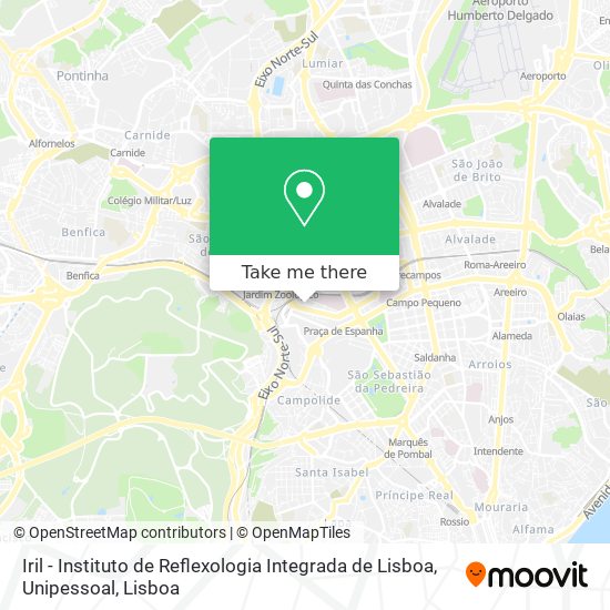 Iril - Instituto de Reflexologia Integrada de Lisboa, Unipessoal mapa