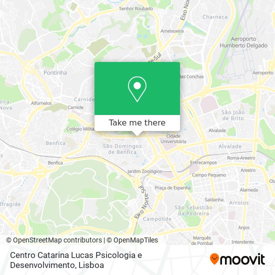 Centro Catarina Lucas Psicologia e Desenvolvimento map