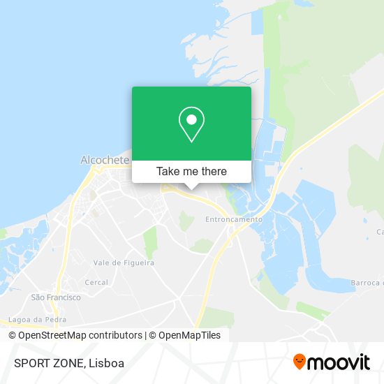 SPORT ZONE map