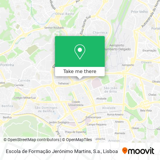 Escola de Formação Jerónimo Martins, S.a. map