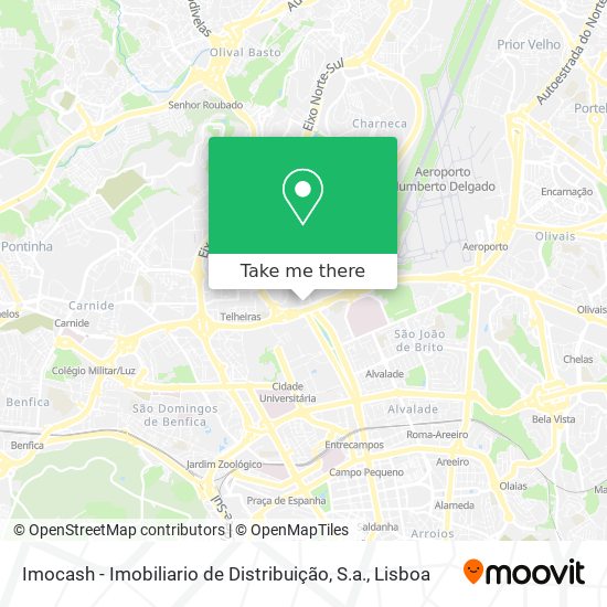 Imocash - Imobiliario de Distribuição, S.a. map