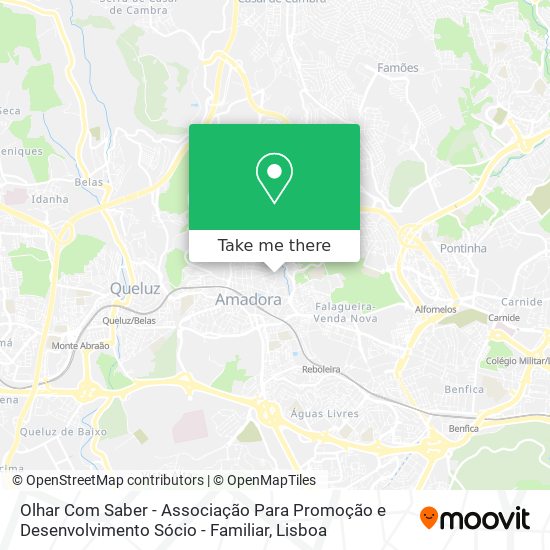 Olhar Com Saber - Associação Para Promoção e Desenvolvimento Sócio - Familiar map