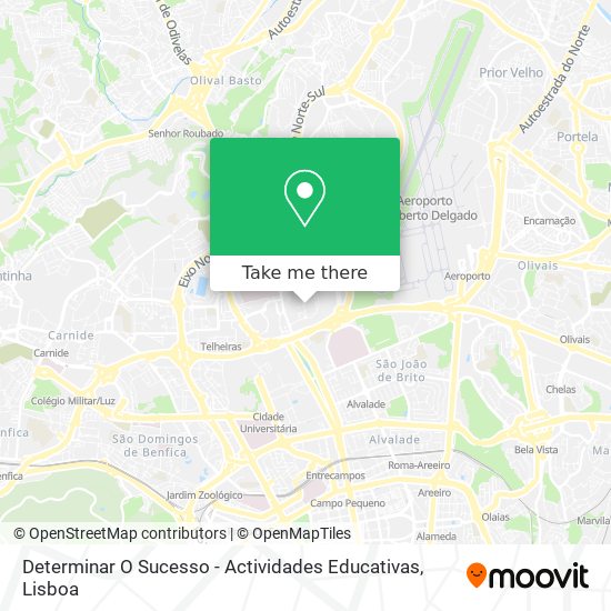 Determinar O Sucesso - Actividades Educativas mapa