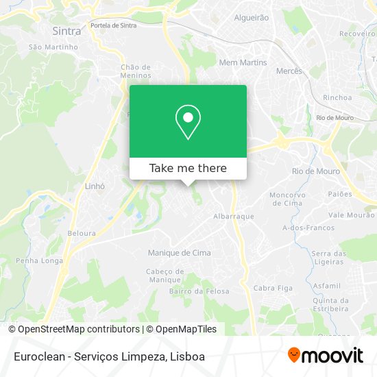 Euroclean - Serviços Limpeza map