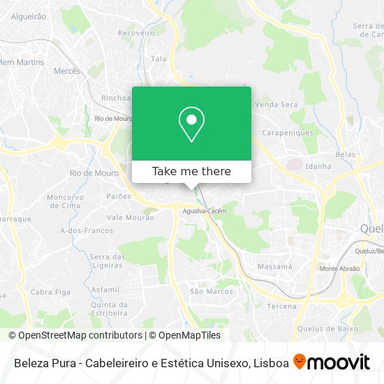 Beleza Pura - Cabeleireiro e Estética Unisexo map