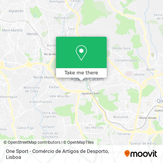 One Sport - Comércio de Artigos de Desporto map