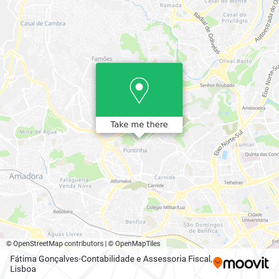 Fátima Gonçalves-Contabilidade e Assessoria Fiscal mapa