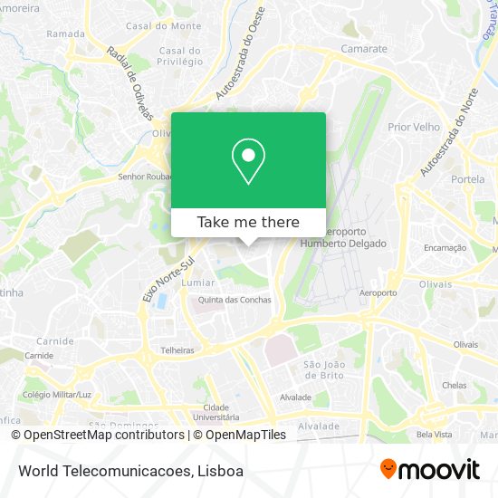 World Telecomunicacoes mapa