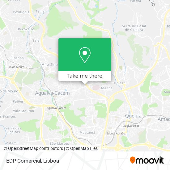 EDP Comercial map