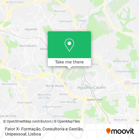Fator X- Formação, Consultoria e Gestão, Unipessoal map