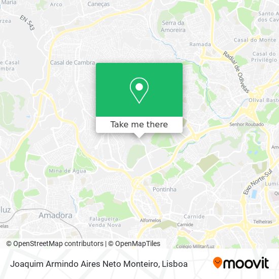 Joaquim Armindo Aires Neto Monteiro map