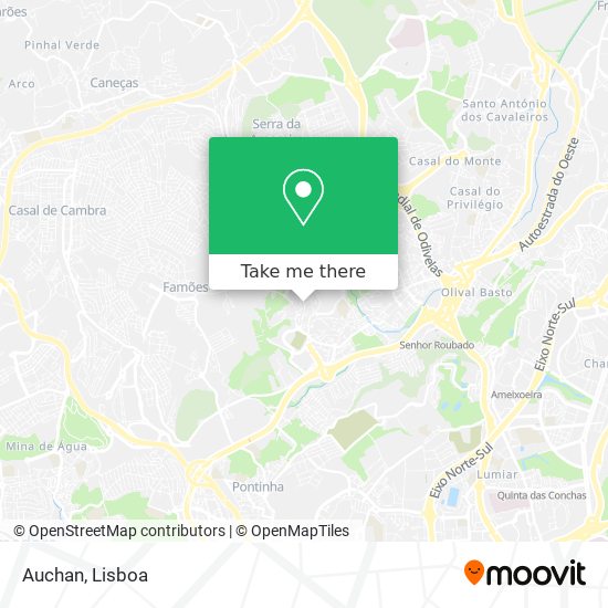 Auchan map