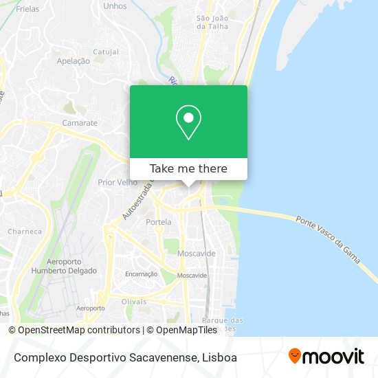 Complexo Desportivo Sacavenense map