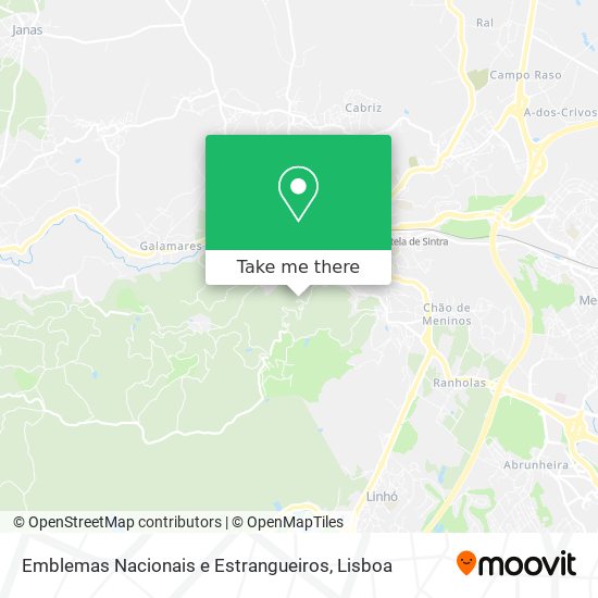 Emblemas Nacionais e Estrangueiros map