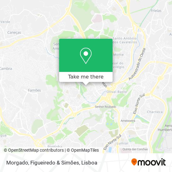 Morgado, Figueiredo & Simões map