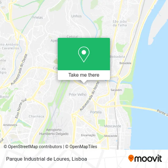 Parque Industrial de Loures map