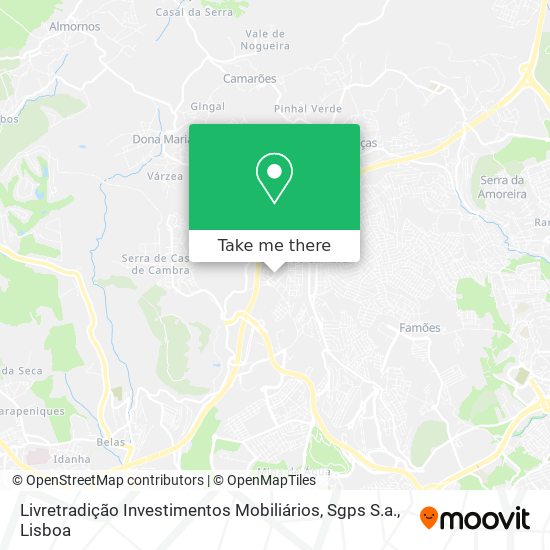 Livretradição Investimentos Mobiliários, Sgps S.a. map