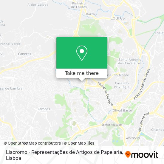 Liscromo - Representações de Artigos de Papelaria map