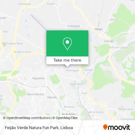 Feijão Verde Natura Fun Park map