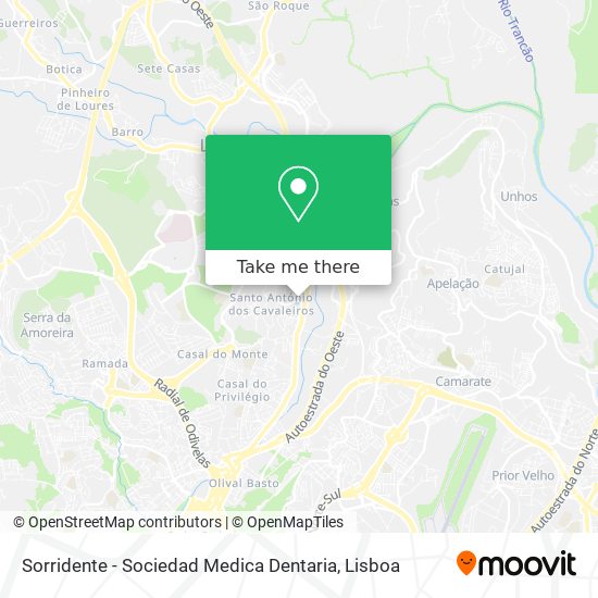 Sorridente - Sociedad Medica Dentaria mapa