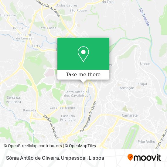 Sónia Antão de Oliveira, Unipessoal map