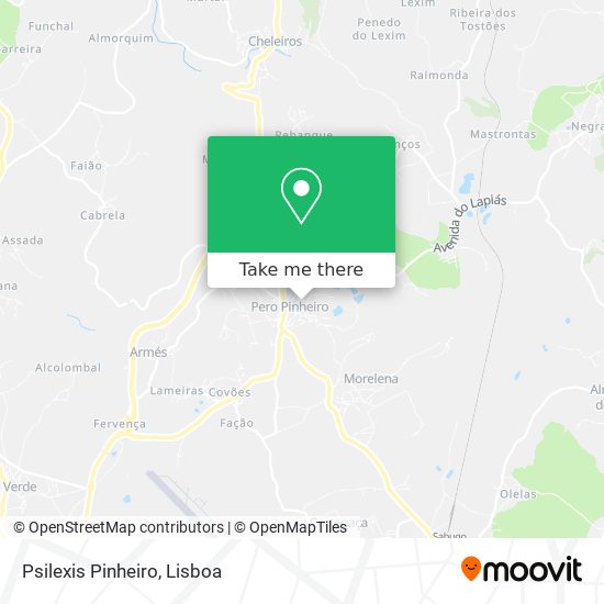Psilexis Pinheiro mapa