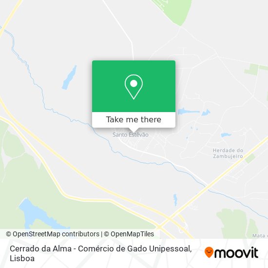 Cerrado da Alma - Comércio de Gado Unipessoal map